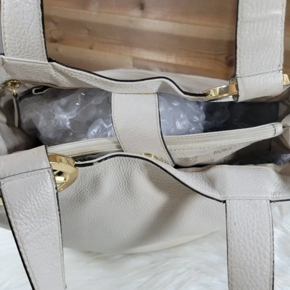 Michael Kors Large Cream East West Fulton Tote